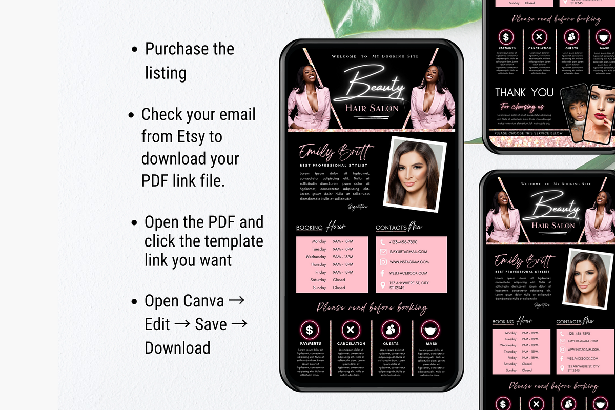 Acuity Scheduling Template, a Templates & Theme by TimCanvaTemplate (Photo 4 of 5)