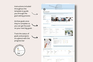 Quarterly Goals Notion Template