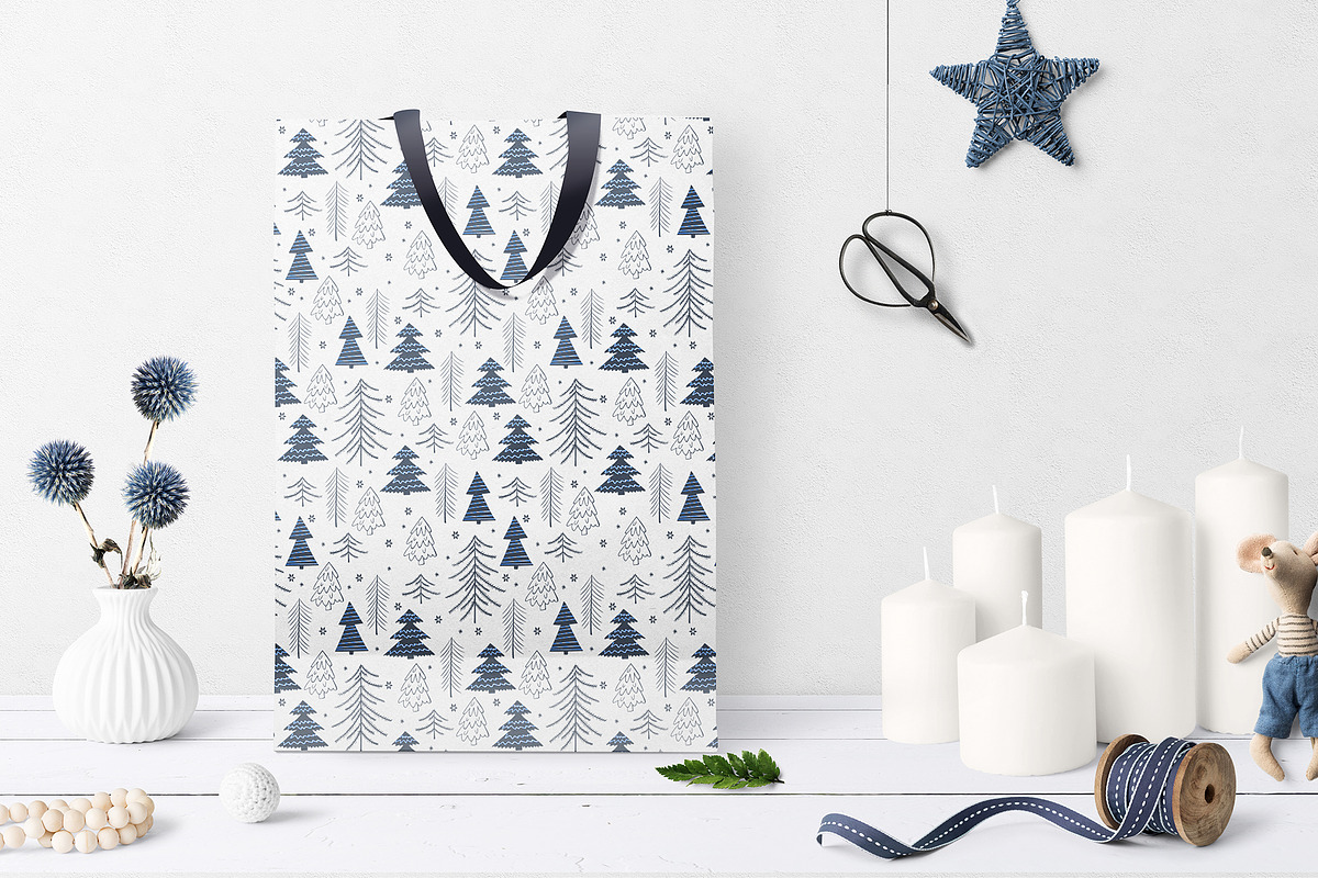 Winter Forest /// seamless patterns, a Pattern Graphic by catary art (Photo 4 of 7)
