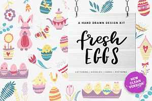 Fresh Eggs - Easter design kit