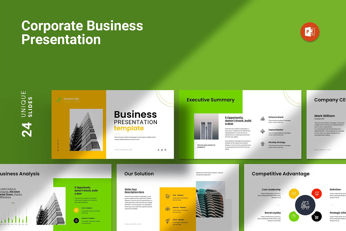 Simple Minimal Business Presentation, a Presentation Template by Fit-tee (Photo 1 of 5)