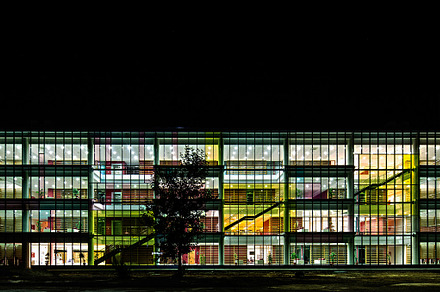 Library featuring architecture, architectural photography, and photography
