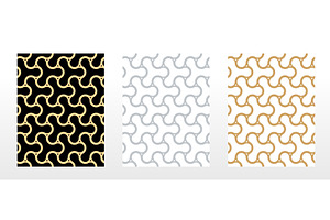 Set of abstract geometric patterns, a Pattern Graphic by RODINA