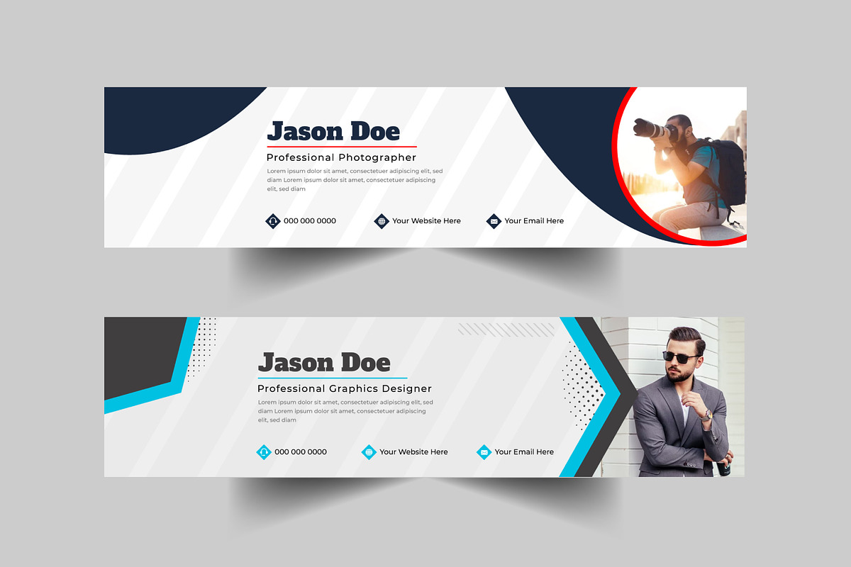 LinkedIn Banner Template Design, a Social Media Template by Designgrove