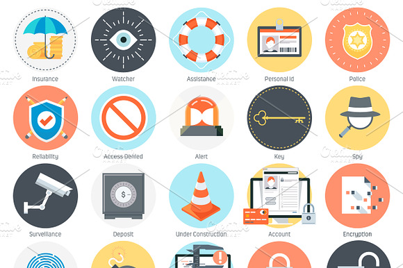 Security And Protection Icon Set
