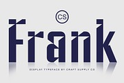 CS Frank – Solid Font, a Sans Serif Font by Craft Supply Co. (Thumbnail 1 of 8)