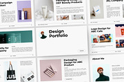 Portfolio PowerPoint Template, a Presentation Template by Design18th (Thumbnail 1 of 9)