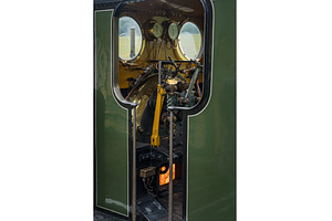 Detail of the driver cabin and, a Transportation Photo by Backyard Stock