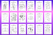 Valentine's Day Coloring Book, a Print Template by Art's and patterns (Thumbnail 4 of 9)