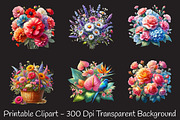 Floral Summer Sublimation Clipart, an Illustration by RobertsArt (Thumbnail 5 of 8)