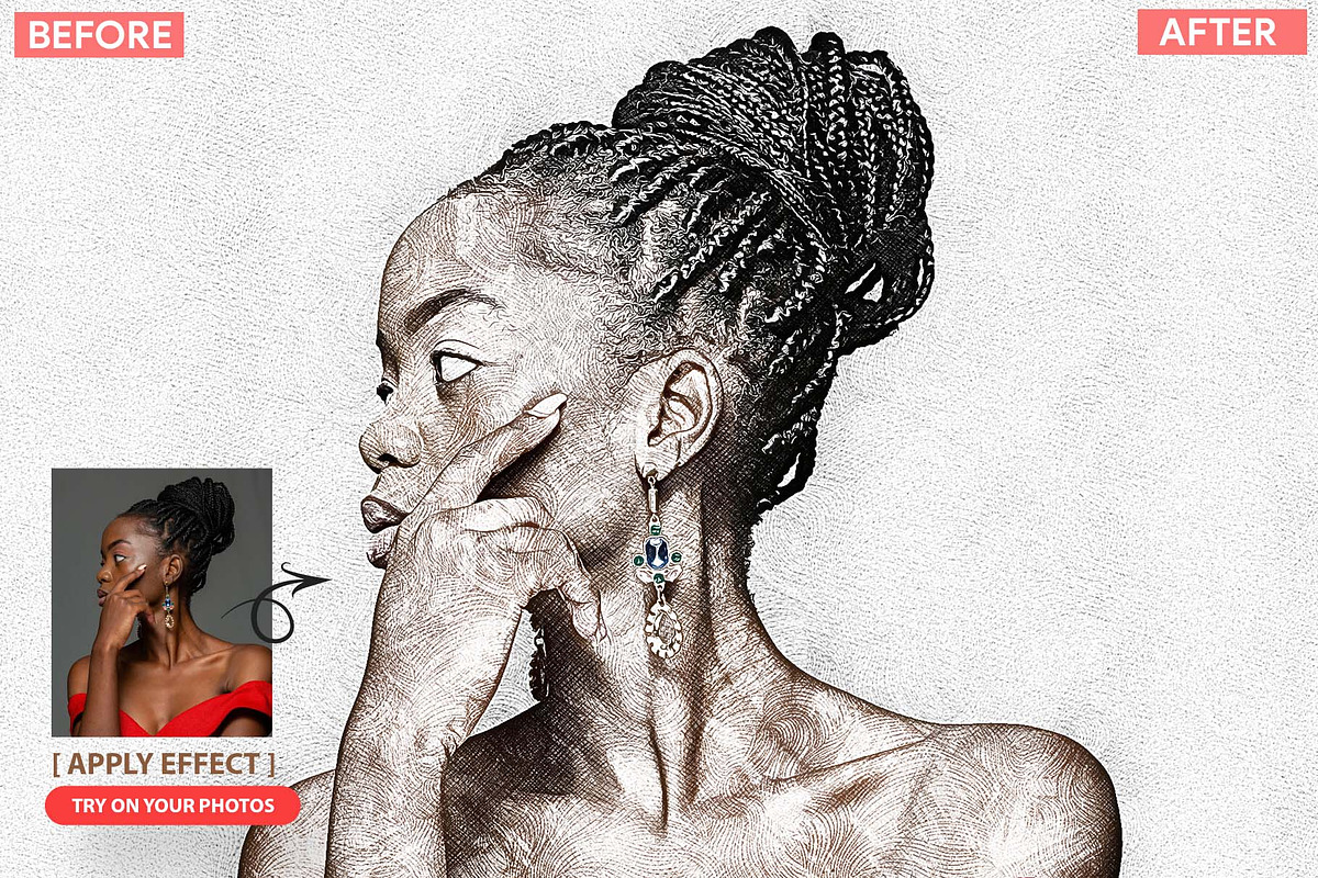 Advanced Sketch & Hatch Pro Effect, an Action Add-On by MRI STUDIO (Photo 6 of 13)