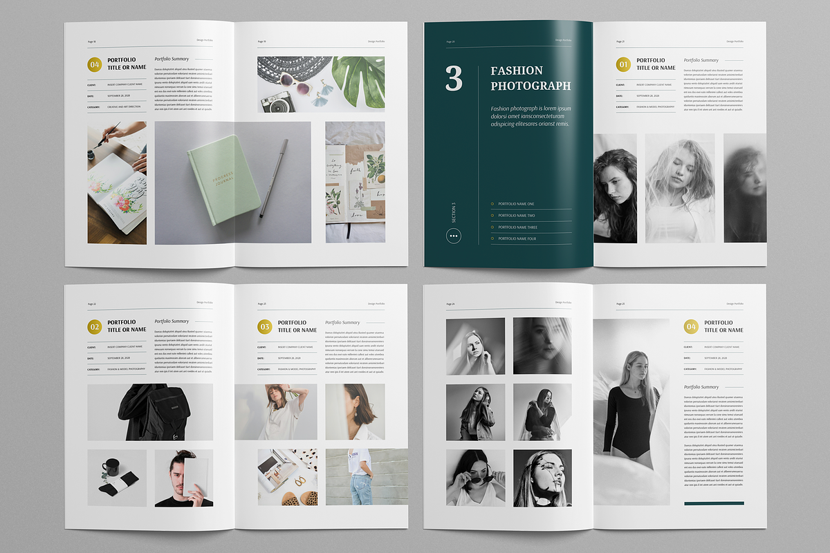 Design Portfolio Template, a Brochure Template by Leaflove (Photo 9 of 10)