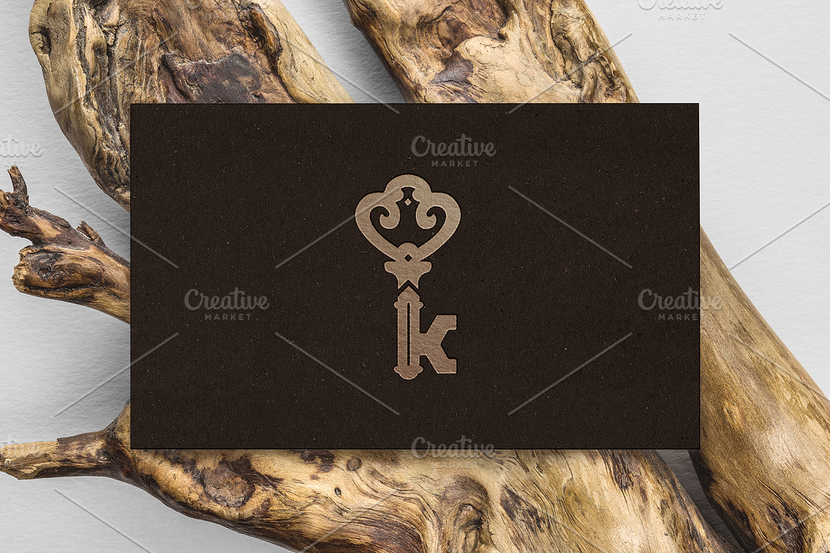 Vintage Door Key. Letter K Logo., a Branding & Logo Template by Bordo (Photo 5 of 5)