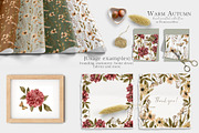 Fall Clipart Dahlia Flowers, an Illustration by WatercolorWind (Thumbnail 3 of 11)