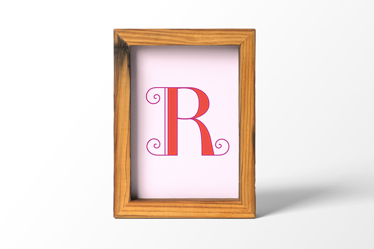 Flourished Alphabet, an Illustration by Letterlust Studio