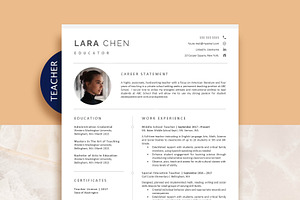 University Professor Resume Template