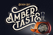 Amber Taste Font, Label, Mockup!, a Serif Font by Gleb Guralnyk (Thumbnail 1 of 6)