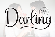 Darling | Script Font, a Handwritten Font by Scratchones (Thumbnail 1 of 9)