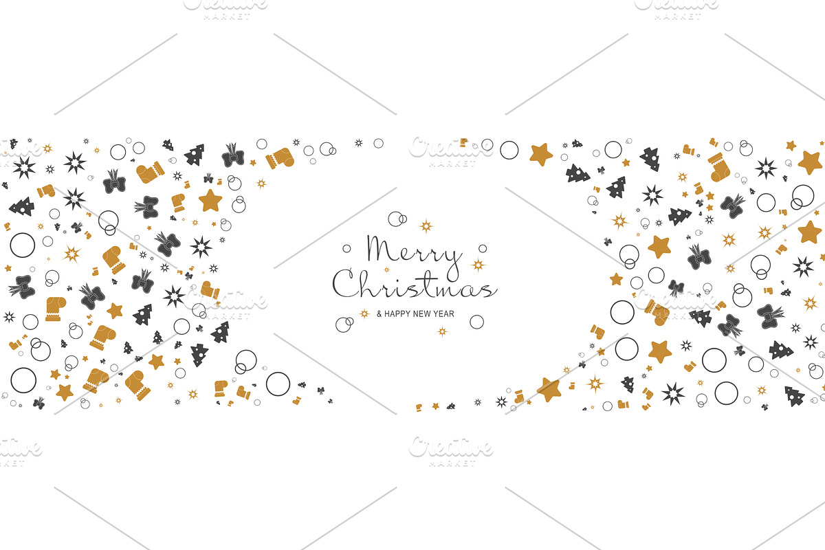 Merry Christmas Minimal Banner, a Templates & Theme by alexdndz