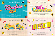 90's Pop Text Effect PSD, a Brushes & More by Antproject (Thumbnail 1 of 5)