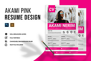 Akami Pink CV & Resume