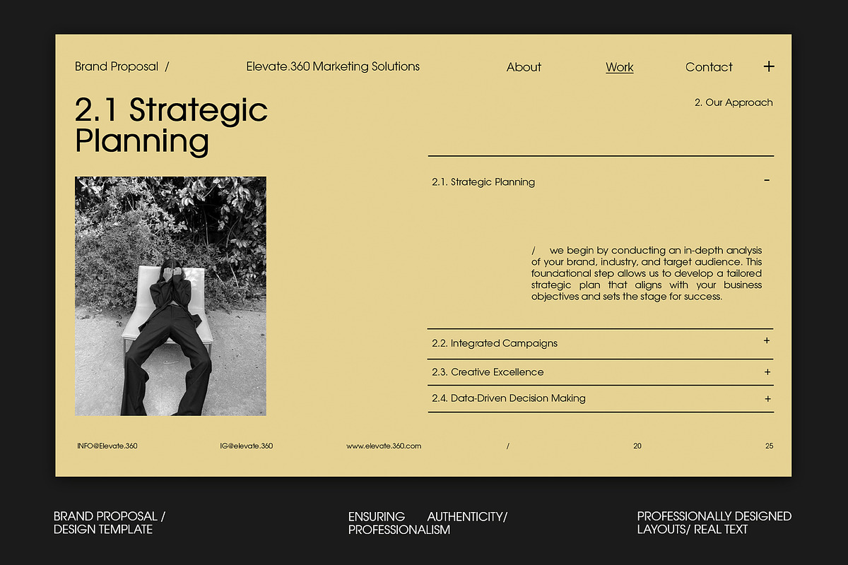 Brand Proposal & Marketing Solution, a Presentation Template by Viva Agency (Photo 6 of 10)