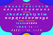 Funky Warp Psychedelic Font, a Font by PutraCetol Studio (Thumbnail 4 of 5)