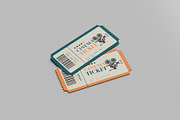 Cinema Ticket Mockup, an Advertising Mockup by hokagata (Thumbnail 3 of 5)