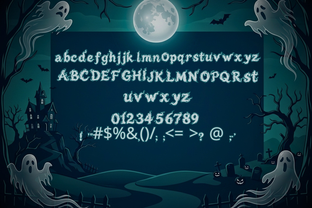 18 Spooky Horror Font Bundle, a Script Font by AN Productions (Photo 13 of 48)