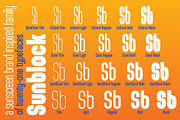 Sunblock Collection, a Sans Serif Font by GRYPE (Thumbnail 3 of 7)