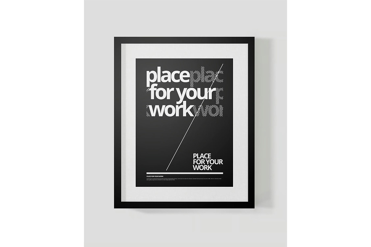 Frame For Your Work, an Advertising Mockup by zippypixelstudio (Photo 7 of 16)