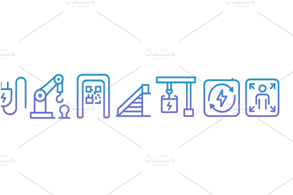 Modern technology icons illustrating, an Illustration by ZinetroN