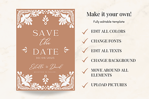 Save The Date & Wedding Invitation