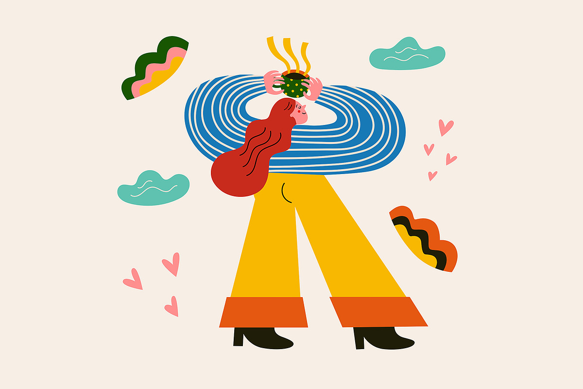 Coffee time, a Person Illustration by MoleskoStudio (Photo 11 of 15)