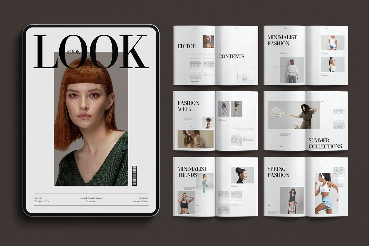 Digital LookBook Template, a Brochure Template by E-Type (Photo 1 of 7)