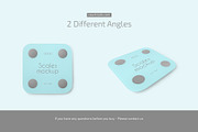 Bathroom Scales Mockup Set, a Household Mockup by Country4k (Thumbnail 4 of 4)