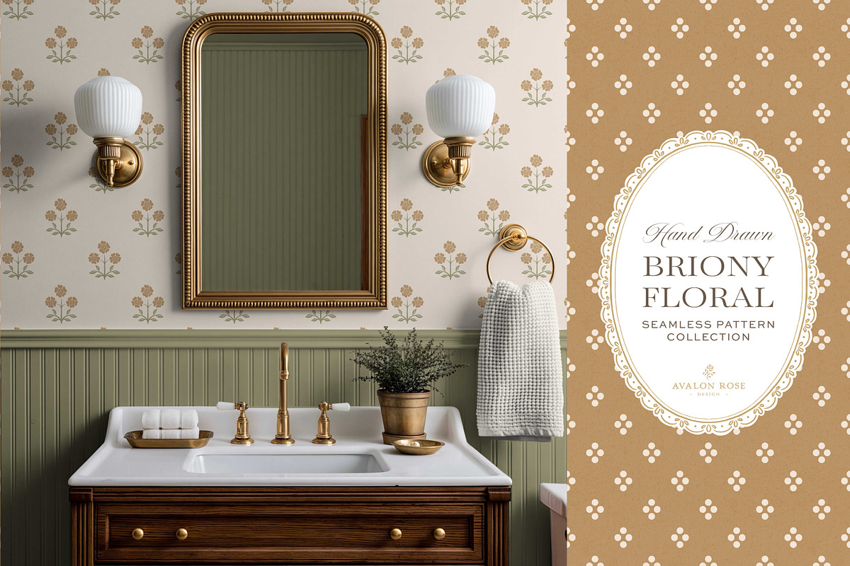 Farmhouse Sage Floral Patterns, a Pattern Graphic by Eclectic Anthology (Photo 8 of 12)