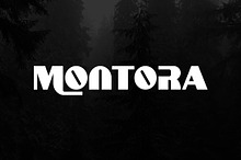 Montora – Bold Display Font