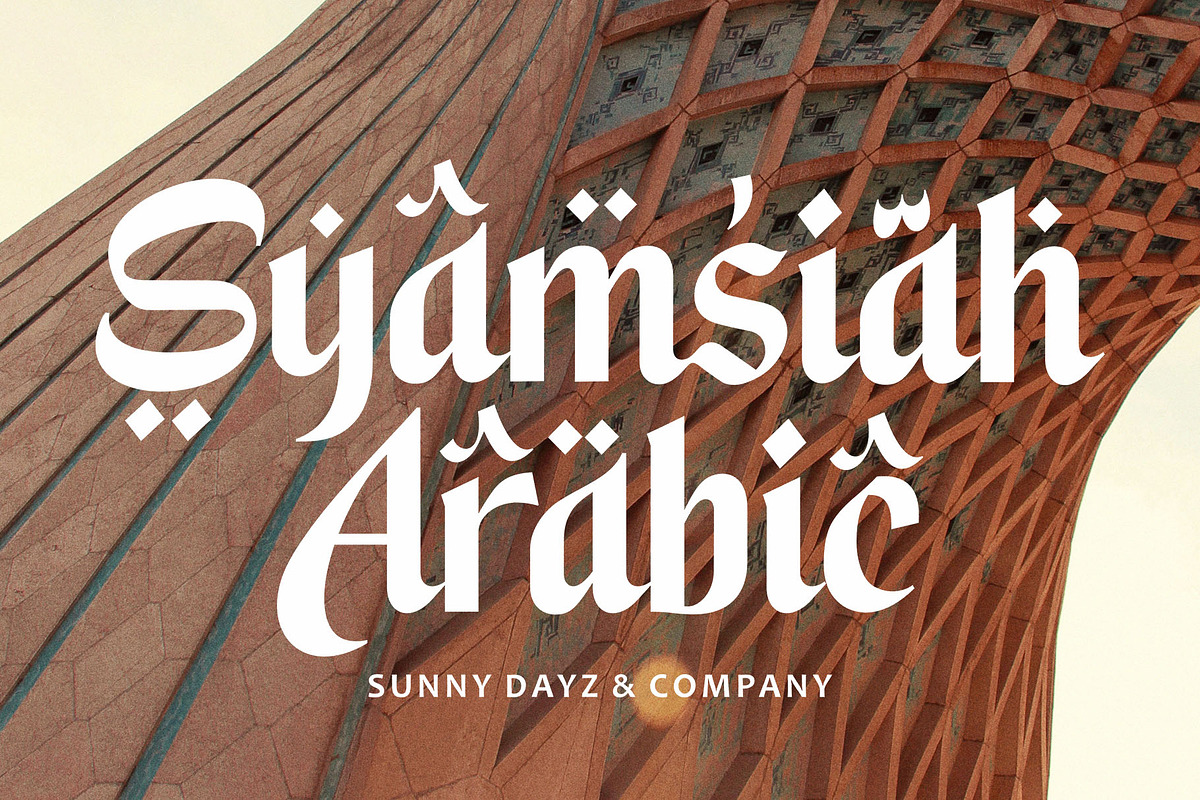 50% Syamsiah Arabic Font, a Script Font by Four Lines Std. (Photo 1 of 11)