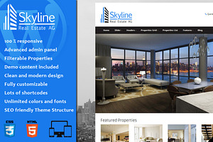 Skyline - Real Estate WordPress