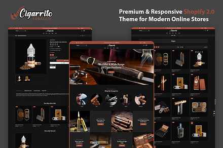 Cigarettes & Smoking Shopify Theme