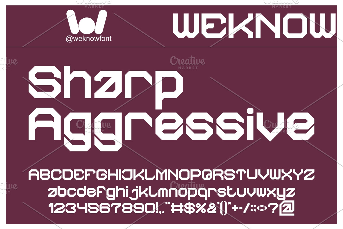 The Machine Font, a Sans Serif Font by weknow (Photo 4 of 8)