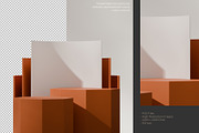 5 Podium with Transparent Background, a Background Graphic by faustudio (Thumbnail 3 of 7)