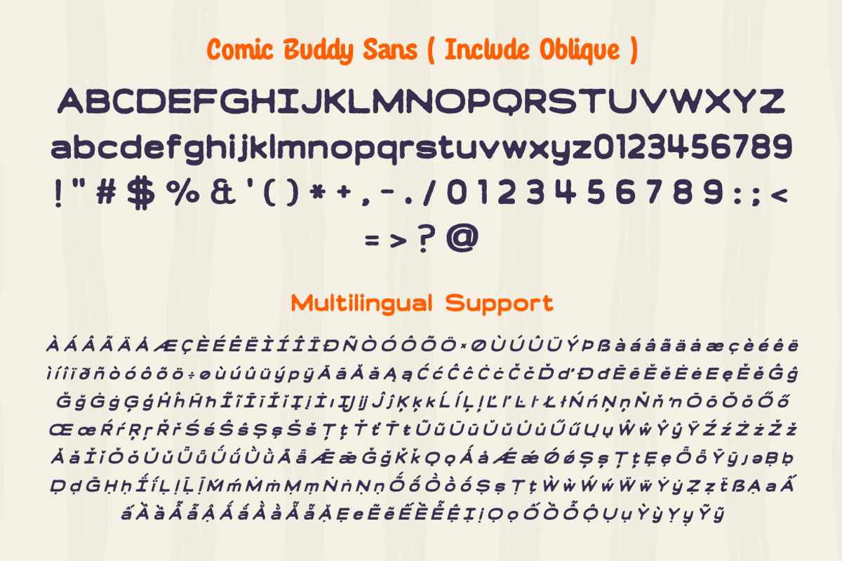 Sans & Handwritten for Comic Font, a Handwritten Font by Simetrica Labs (Photo 9 of 10)