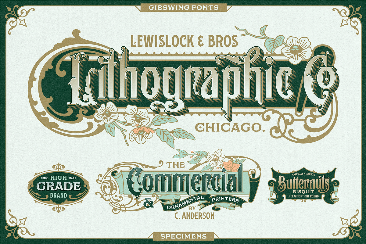 NS Gibswing Fonts + Extras, a Font by Novisouldado (Photo 5 of 11)