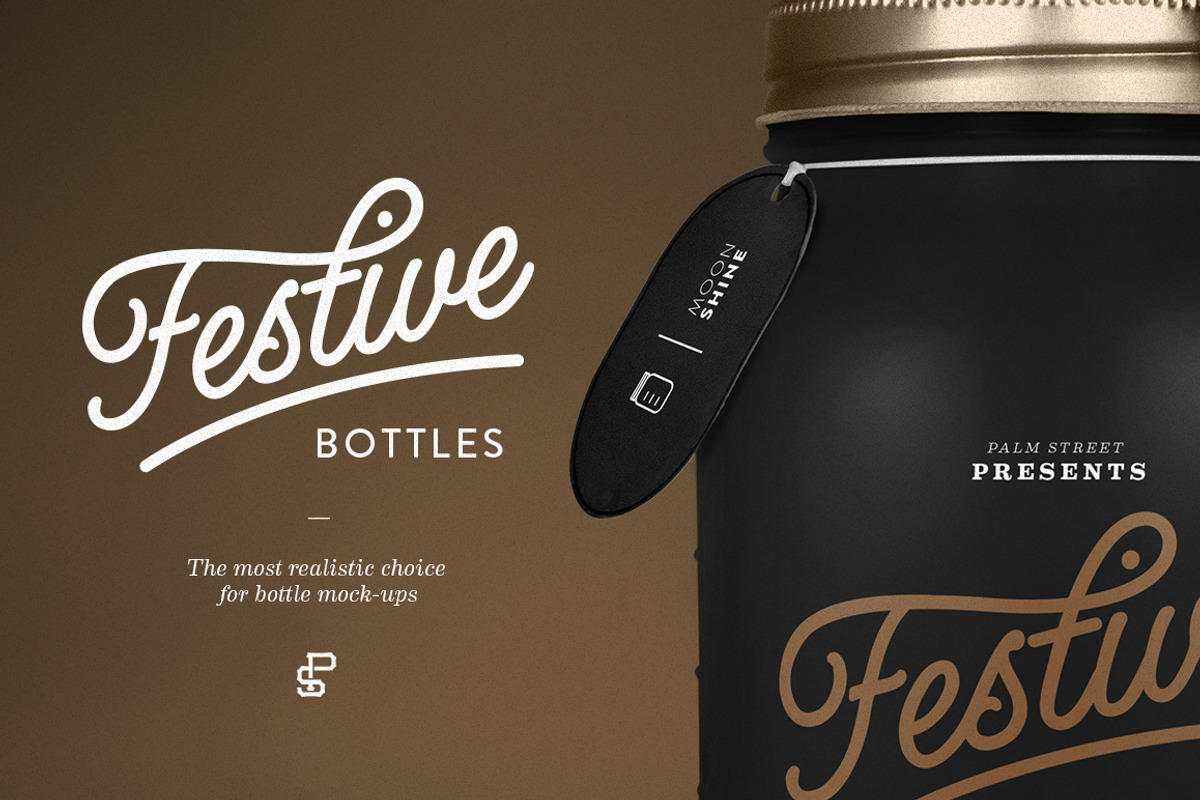 Mason Jar Mock-Up, a Product Mockup by Palm Street Creative (Photo 1 of 3)