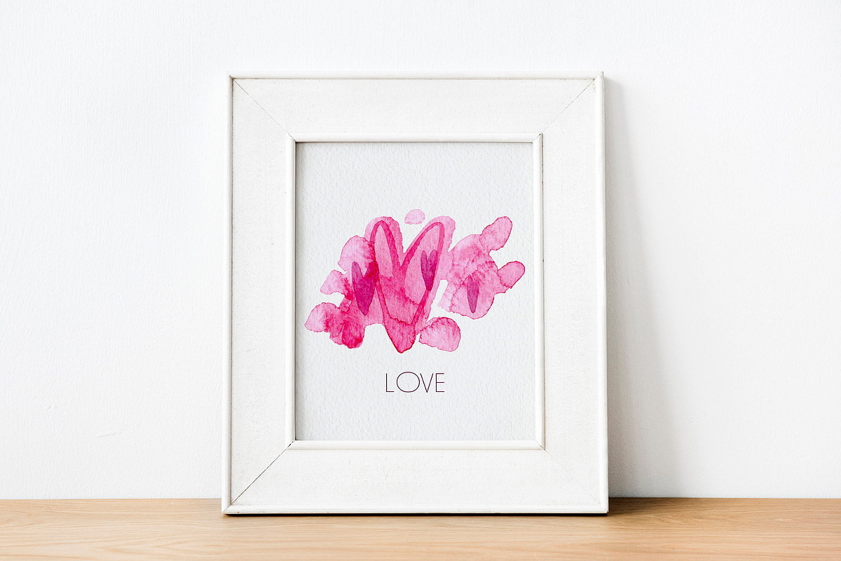 Valentines Day. Hearts, a Decorative Illustration by OllyKo Art (Photo 11 of 11)