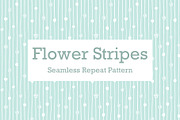 Flower Stripes Seamless Pattern, a Pattern Graphic by Forest Lily (Thumbnail 1 of 7)