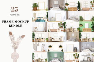 Frame Mockup Bundle - 135, a Print Template by Mockup Shop
