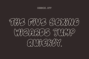 COOKIE — multilingual bubble font, a Handwritten Font by Studio Noppo (Thumbnail 3 of 7)